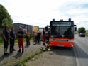 VU Auffahrunfall Reisebus auf LKW A 1 Rich Saarbruecken P60